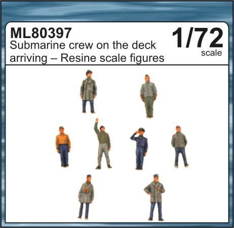 CMK Maritime Line ML80397 1:72 Submarine crew on the deck arriving in port