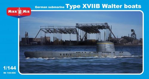 Mikro-Mir MM144-006 1:144 U-boat type XVIIB