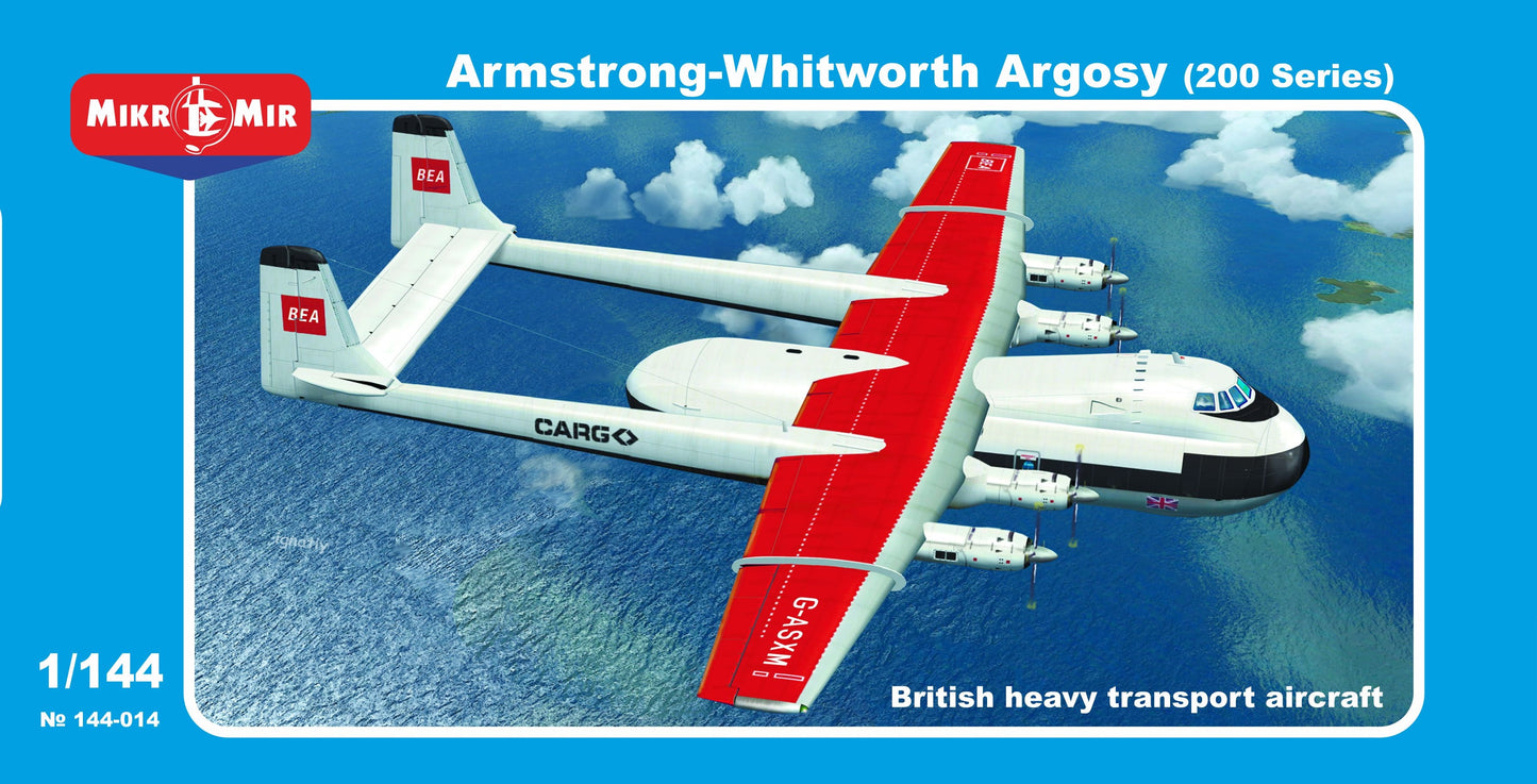 Mikro-Mir MM144-014 1:144 Armstrong-Whitworth Argosy BEA cargo 200 series