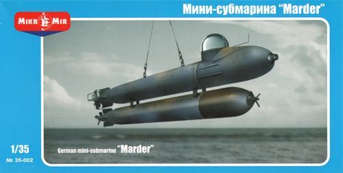 Mikro-Mir MM35-002 1:35 'Marder' German mini-submarine 'Marder'