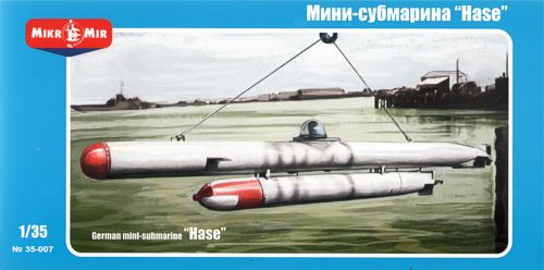 Mikro-Mir MM35-007 1:35 'Hase' German mini-submarine 'Hase'