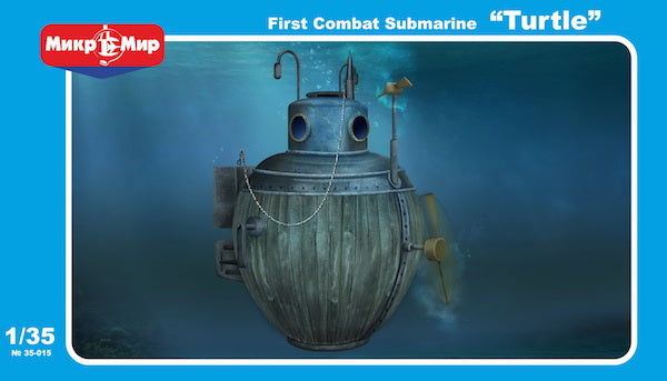 Mikro-Mir MM35-015 1:35 First Combat Submarine 'Turtle'