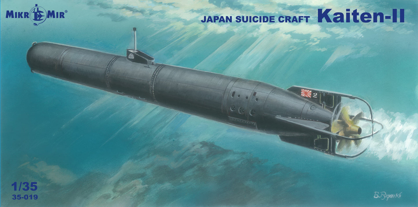 Mikro-Mir MM35-019 1:35 Japanese Kaiten Suicide submarine Kaiten