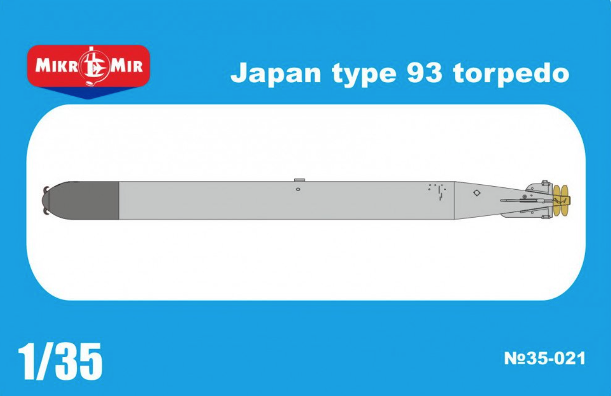Mikro-Mir MM35-021 1:35 Japan Type 93 Torpedo