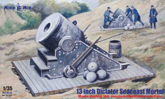 Mikro-Mir MM35-027 1:35 13 inch Dictator Seacoast Mortar