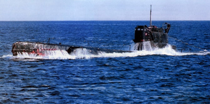 Mikro-Mir MM350-14 1:350 Submarine Project 613 Whiskey-III class