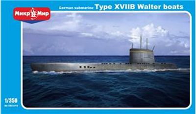Mikro-Mir MM350-18 1:350 U-boat type XVIIB