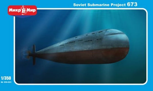 Mikro-Mir MM350-23 1:350 Soviet Submarine Project 673