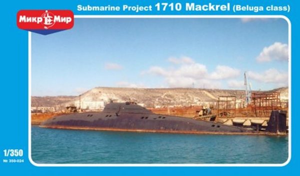 Mikro-Mir MM350-24 1:350 Submarine Project 1710 Mackrel