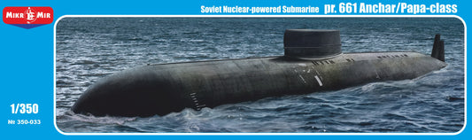 Mikro-Mir MM350-33 1:35 Soviet Nuclear-Powered Submarine pr.661 Anchor/Papa