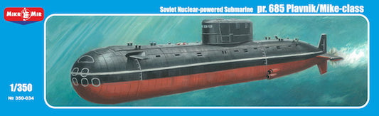 Mikro MM350-34 1:350 Soviet Pr.685 Nuclear Submarine