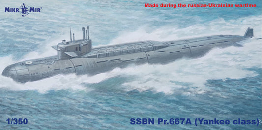 Mikro-Mir MM350-45 1:350 Soviet SSBN Pr.667a