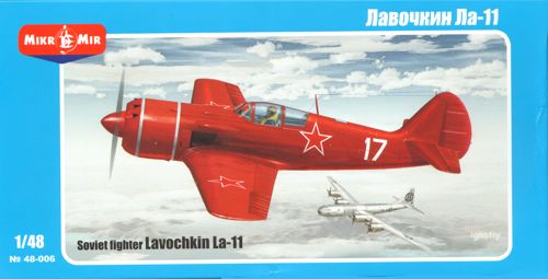 Mikro-Mir MM48-006 1:48 Lavochkin La-11 Soviet fighter
