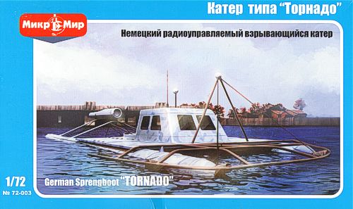 Mikro-Mir MM72-003 1:72 German Sprengboot "Tornado"