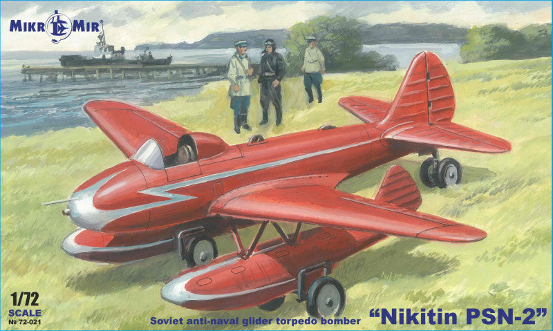 Mikro-Mir MM72-021 1:72 Nikitin PSN-2 Soviet anti-naval glider torpedo bomber