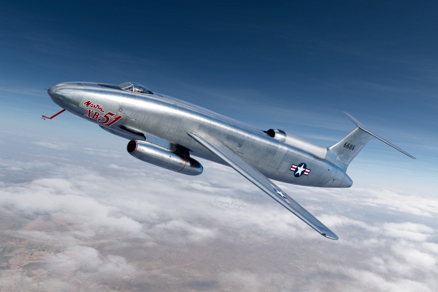 Mikro-Mir MM72-025 1:72 Martin XB-51