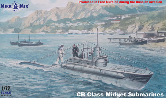 Mikro-Mir MM72-026 1:72 Italian CB Class Midget Submarines