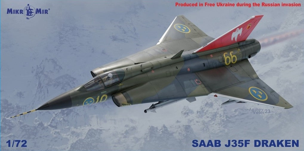 Mikro-Mir MM72-027 1:72 Saab J-35F Draken
