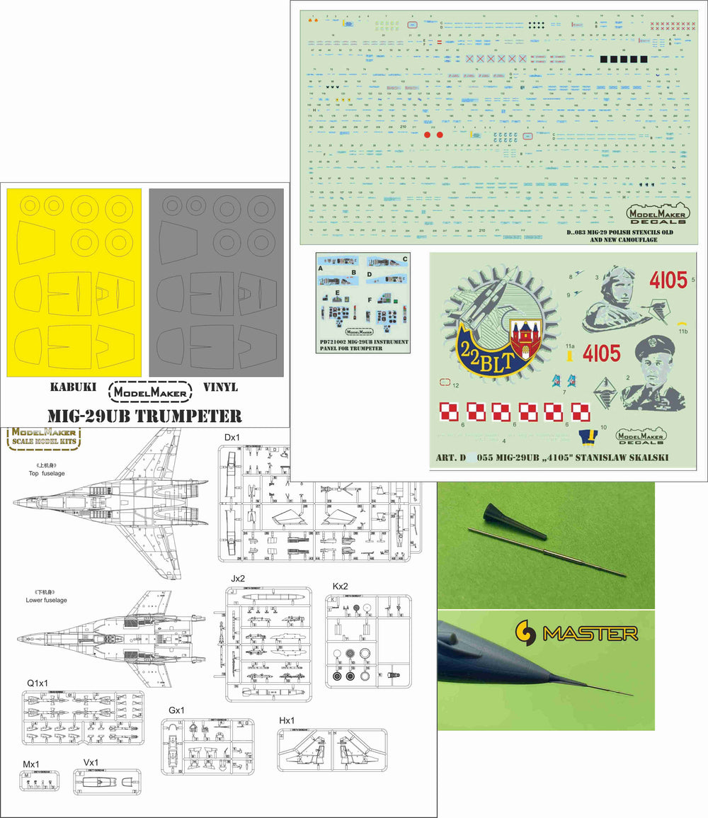 Model Maker MM73004 MiG-29UB 4105 Stanislaw Skalski 1:72