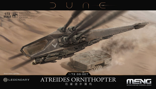 Meng Model MMDS-007 Atreides Ornithopter from Dune 1:72 Model Kit