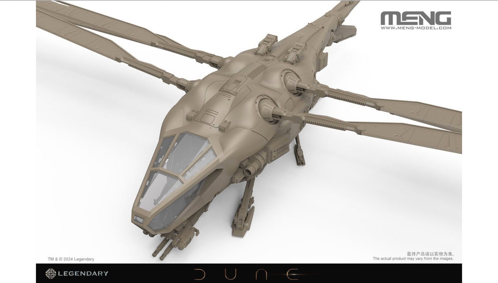 Meng Model MMDS-009 Harkonnen Ornithopter from Dune 1:72 Model Kit