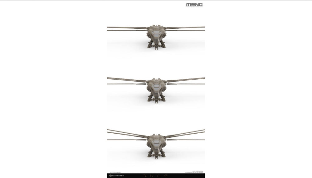Meng Model MMDS-009 Harkonnen Ornithopter from Dune 1:72 Model Kit