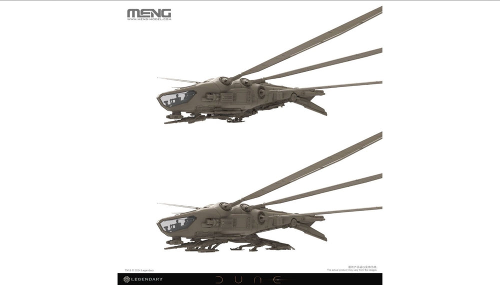 Meng Model MMDS-009 Harkonnen Ornithopter from Dune 1:72 Model Kit