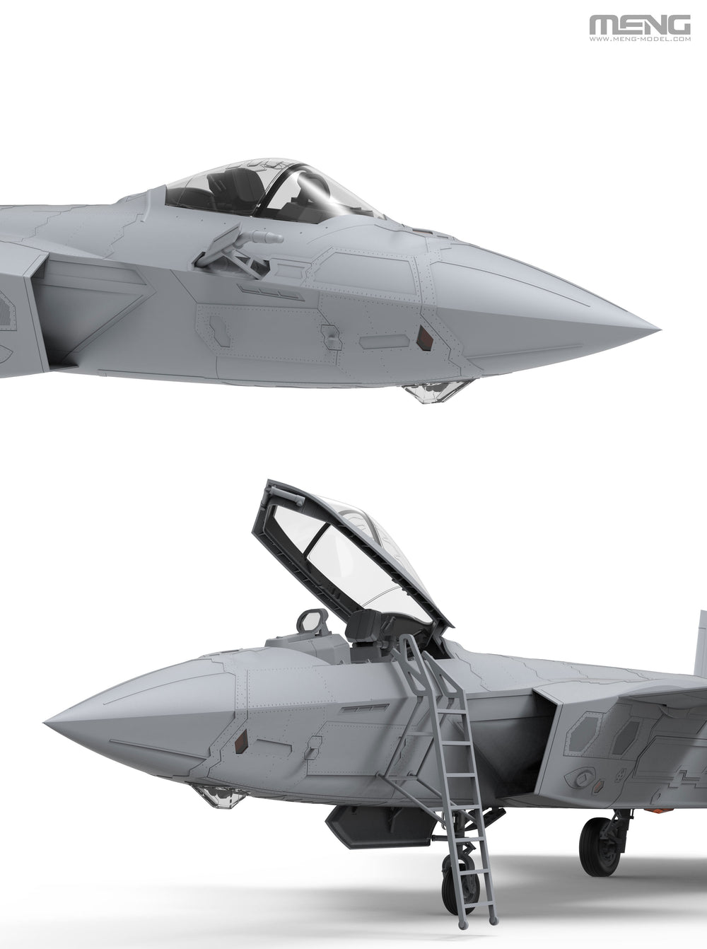 Meng Model MMLS-002 Chengdu J-20 Stealth Fighter 1:48 Model Kit