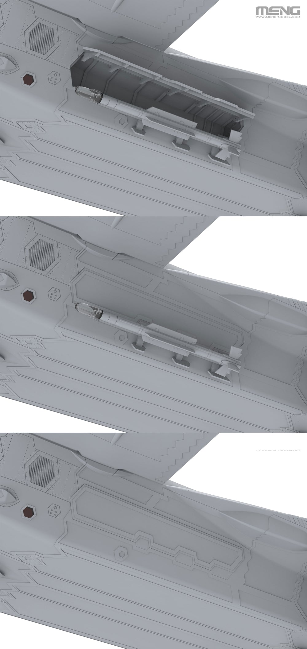 Meng Model MMLS-002 Chengdu J-20 Stealth Fighter 1:48 Model Kit