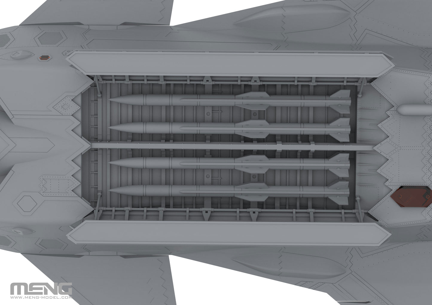 Meng Model MMLS-002 Chengdu J-20 Stealth Fighter 1:48 Model Kit