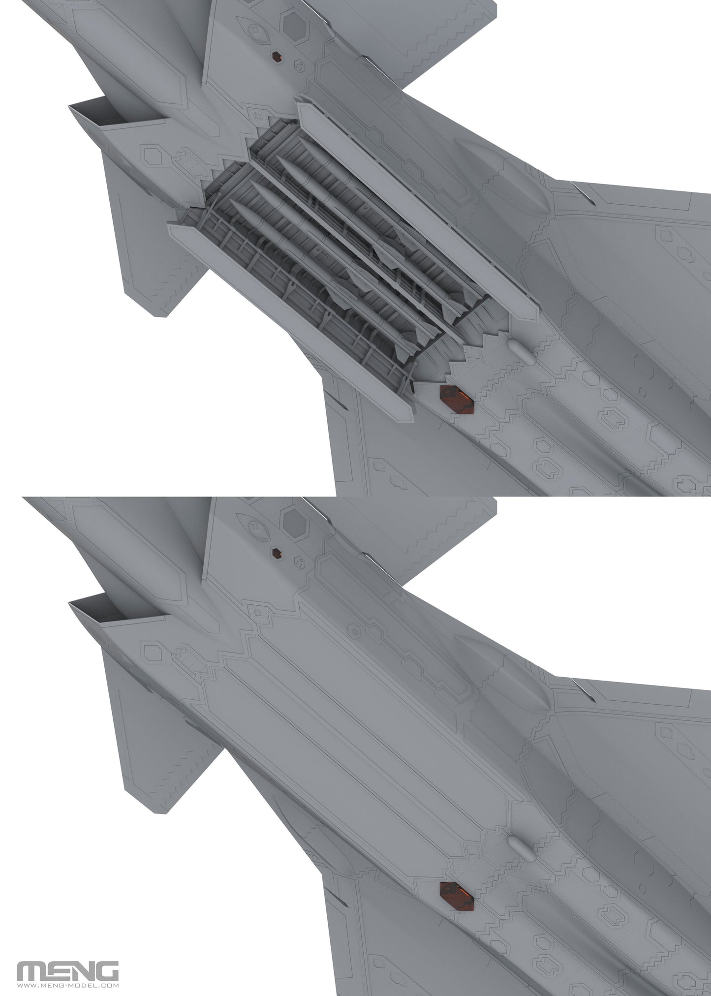 Meng Model MMLS-002 Chengdu J-20 Stealth Fighter 1:48 Model Kit