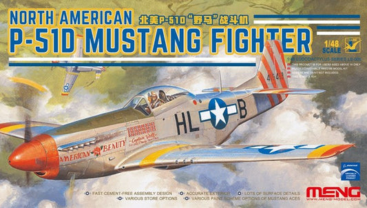Meng Model MMLS-006 North-American P-51D Mustang 1:48 Model Kit