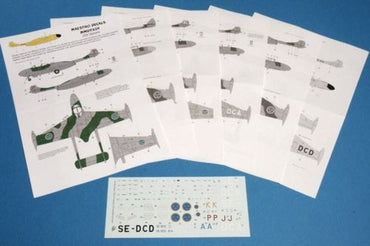 Maestro Models MMMD7209 1:72 J33 Venom Swedish Airforce decal