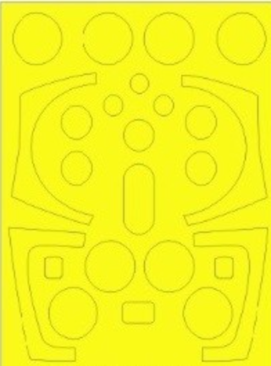 Maestro Models MMMK3203 1:32 Saab Viggen canopy mask