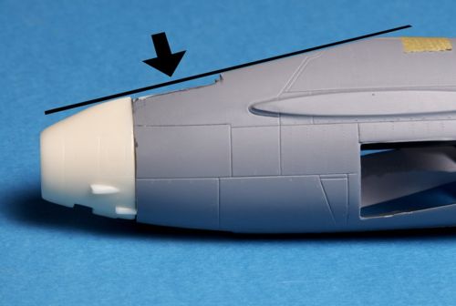 Maestro Models MMMK4847 1:48 Saab 29A Tunnan nose & canopy correction