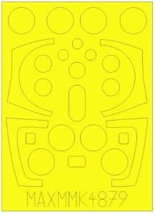Maestro Models MMMK4879 1:48 Saab JA-37 Viggen 1-seater canopy & wheel mask