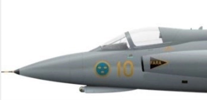 Maestro Models MMMK4941 1:48 Saab J-35E/F/J Draken late canopy x 2 vacuform