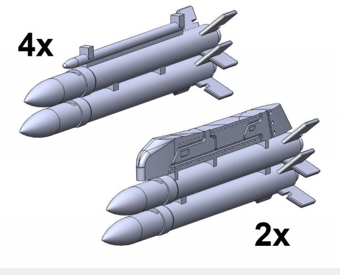 Maestro Models MMMK4944 1:48 Saab 105 Sk60 13,5 cm m/56 rockets x 12 w