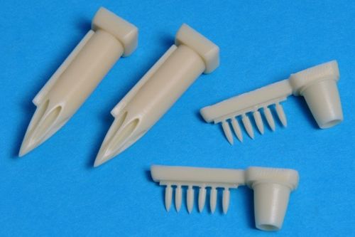 Maestro Models MMMK7237 1:72 Saab JA-37 'Viggen' Rocket pod m/70 x 2