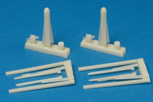 Maestro Models MMMK7240 1:72 2 x Missiles RB 75 AGM-65 Maverick w launchers