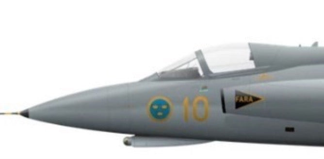 Maestro Models MMMK7298 1:72 Saab J-35E/F/J Draken late canopy x 2 vacuform