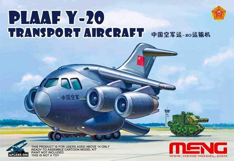 Meng Model MMMP-009 PLAAF Y-20 Transport Toon Model Kit
