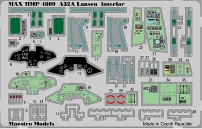 Maestro Models MMMP4809 1:48 Saab A-32A 'Lansen' interior detail set