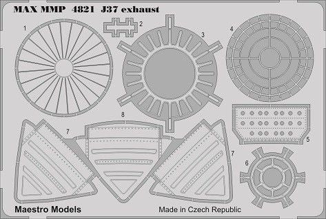 Maestro Models MMMP4821 1:48 Saab JA-37 'Viggen' trust doors set