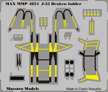 Maestro Models MMMP4824 1:48 Saab J-35F ladder