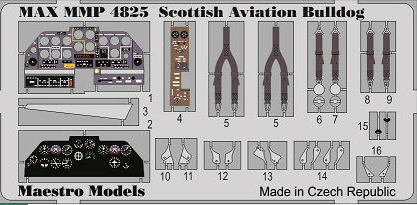 Maestro Models MMMP4825 1:48 Scottish-Aviation Bulldog Sk.61/Mk.1