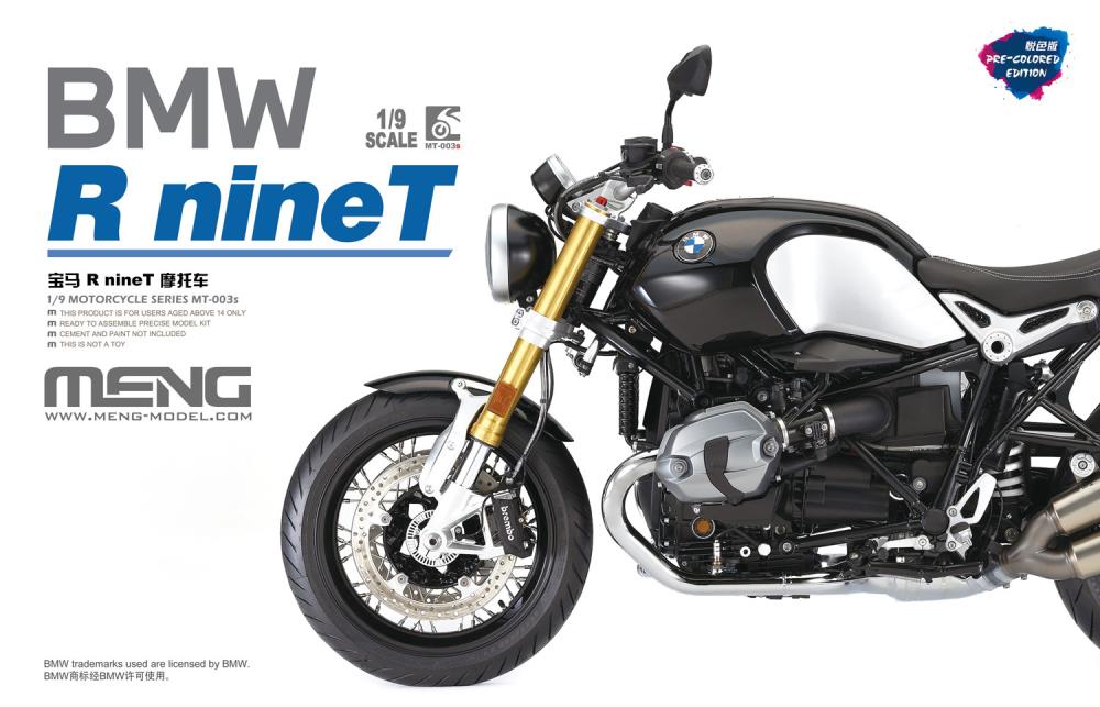 Meng Model MMMT-003S BMW R nine T 1:9 Model Kit