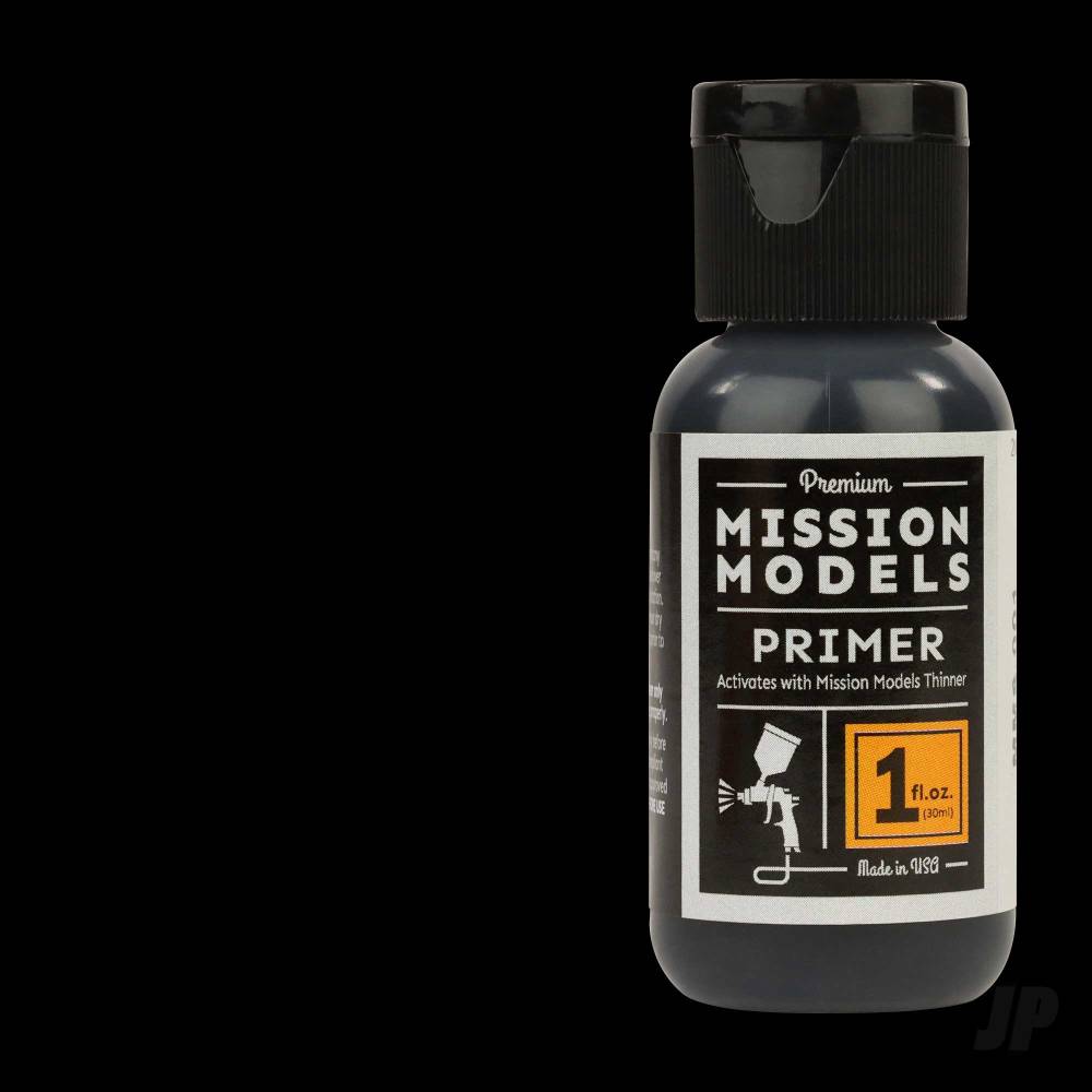 Mission Models Gloss Black Base for Chrome, 1oz PGBB001