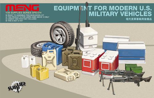 Meng Model MMSPS-014 Equipment for Modern U.S 1:35 Model Kit