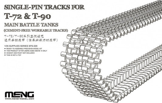 Meng Model MMSPS-029 Single Pin Tracks 1:35 Model Kit